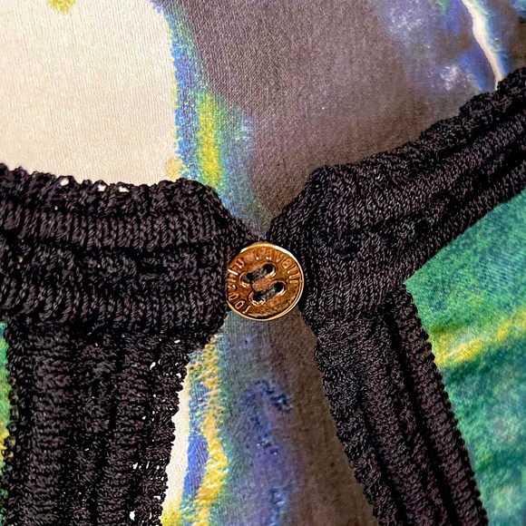 Roberto Cavalli Abstract Print Silk Kaftan | Size IT 44 (M/L) | Vibrant Colors - Picture 13 of 16